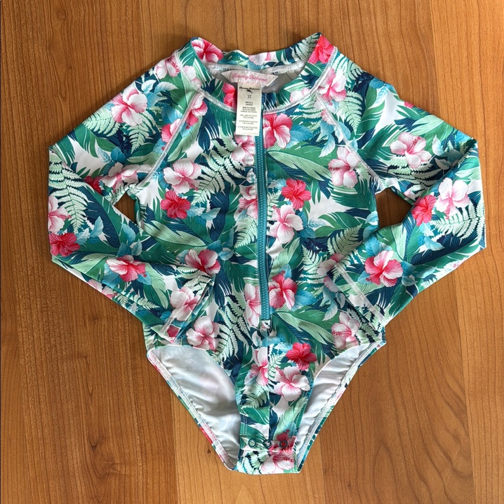Tommy Bahama Long Sleeve Kids Swimsuit